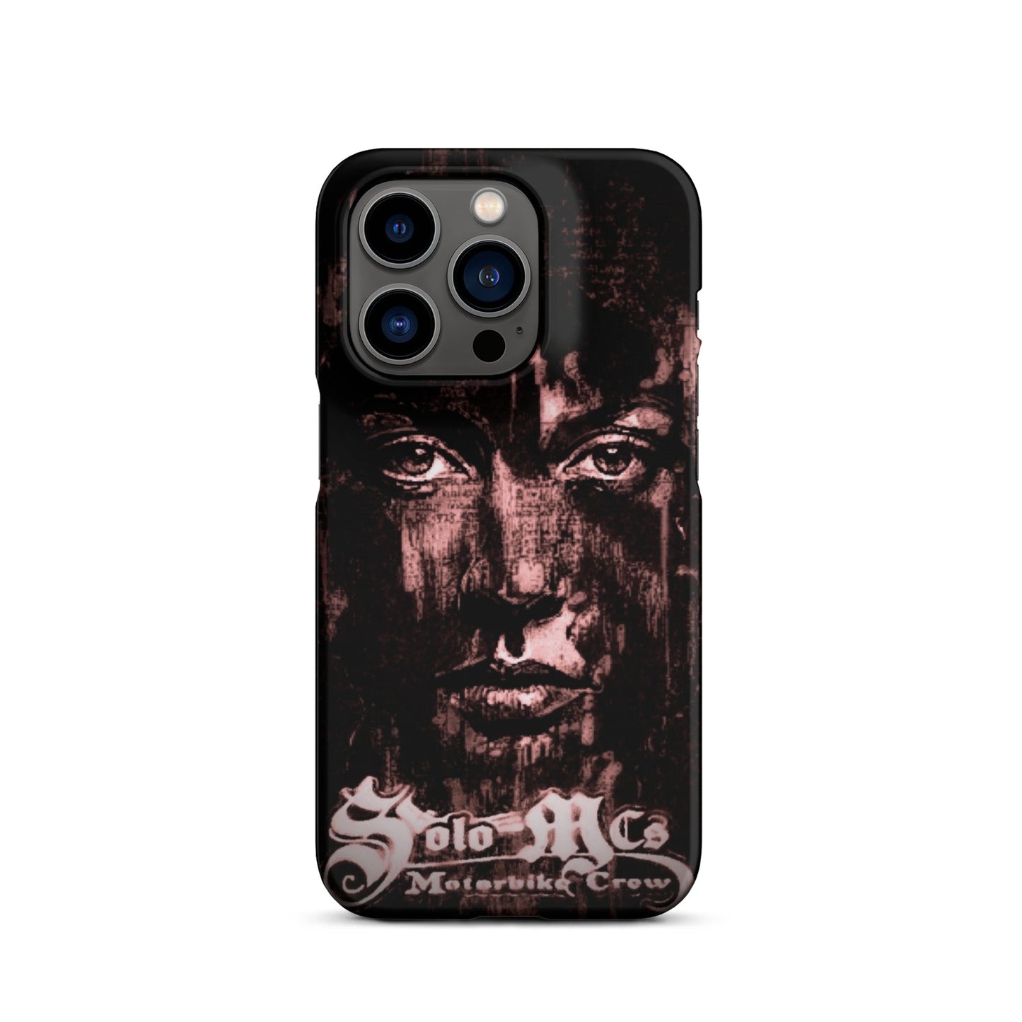 Look Snap case for iPhone® iPhone 14 Pro - str8 off the streets of Muthaphukkin Radford - Hip-Hop Biker Gear - exclusive designs by SoloMCs.com