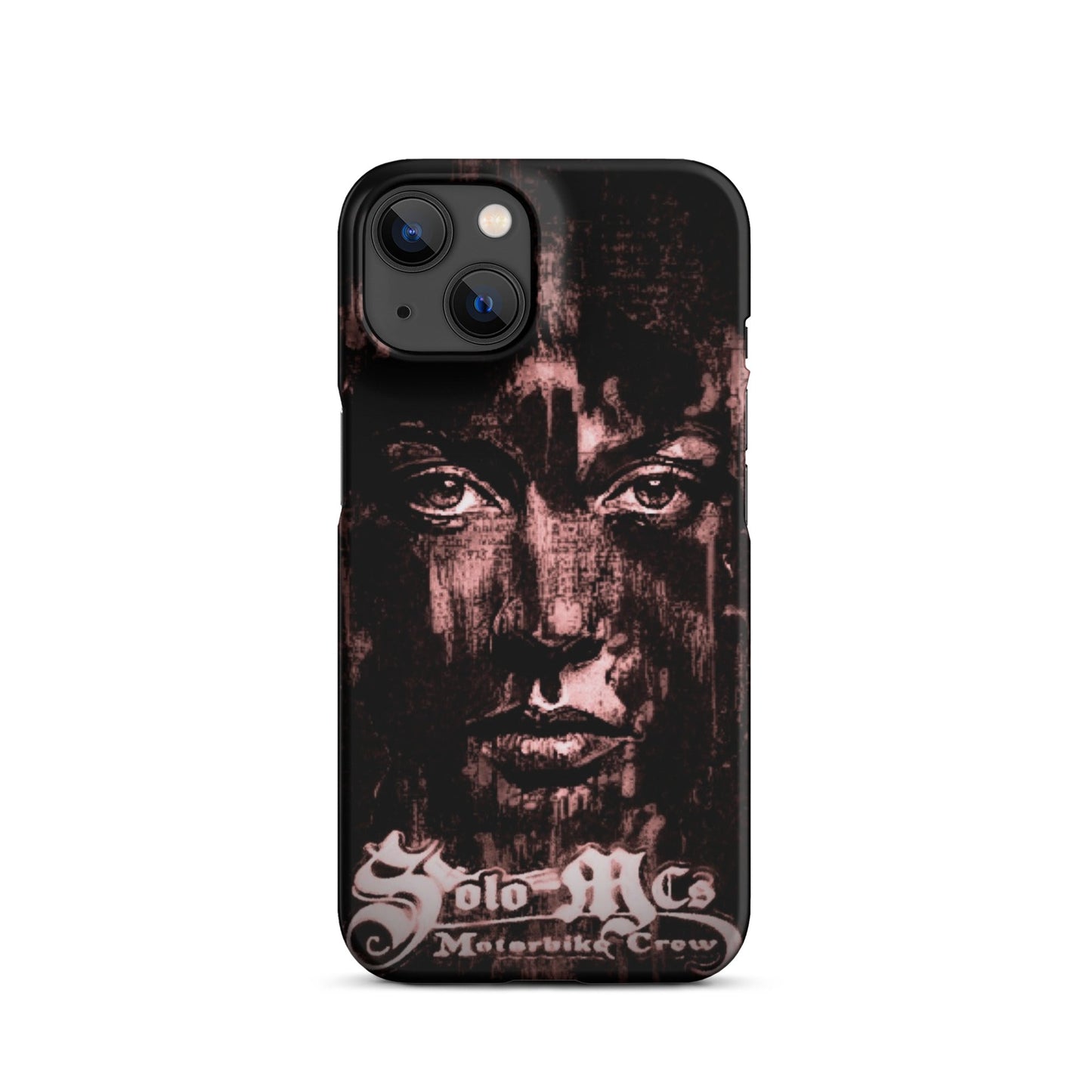 Look Snap case for iPhone® iPhone 14 - str8 off the streets of Muthaphukkin Radford - Hip-Hop Biker Gear - exclusive designs by SoloMCs.com