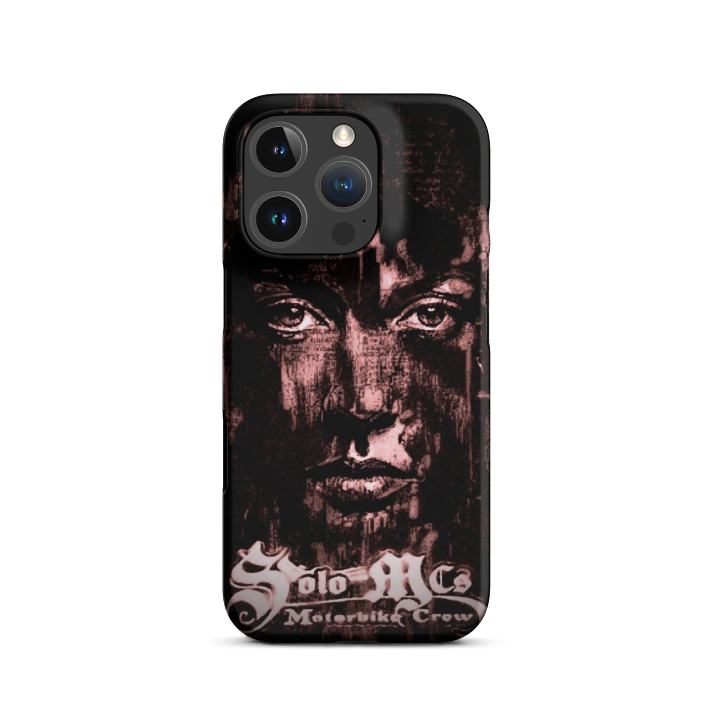 Look Snap case for iPhone® iPhone 16 Pro - str8 off the streets of Muthaphukkin Radford - Hip-Hop Biker Gear - exclusive designs by SoloMCs.com