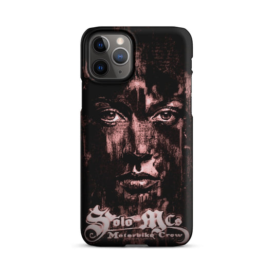 Look Snap case for iPhone® iPhone 11 Pro - str8 off the streets of Muthaphukkin Radford - Hip-Hop Biker Gear - exclusive designs by SoloMCs.com