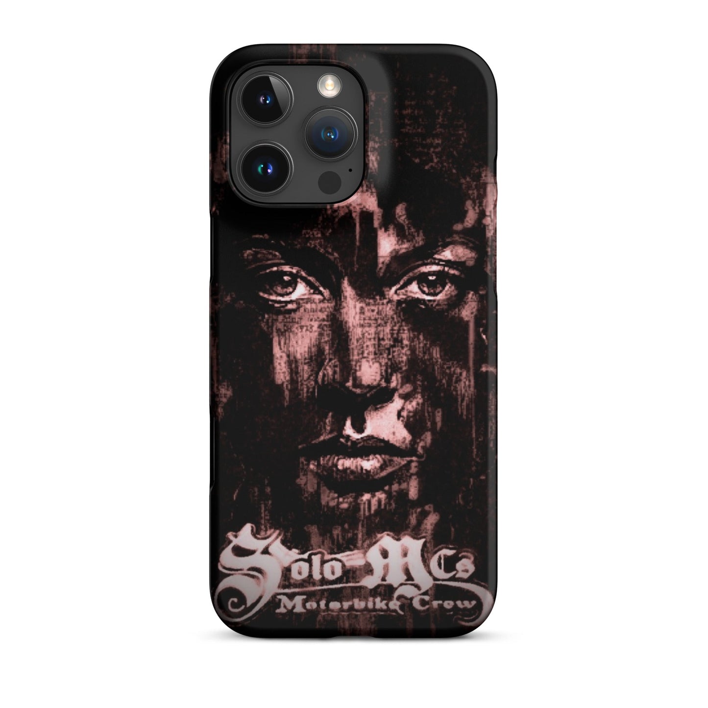 Look Snap case for iPhone® iPhone 16 Pro Max - str8 off the streets of Muthaphukkin Radford - Hip-Hop Biker Gear - exclusive designs by SoloMCs.com