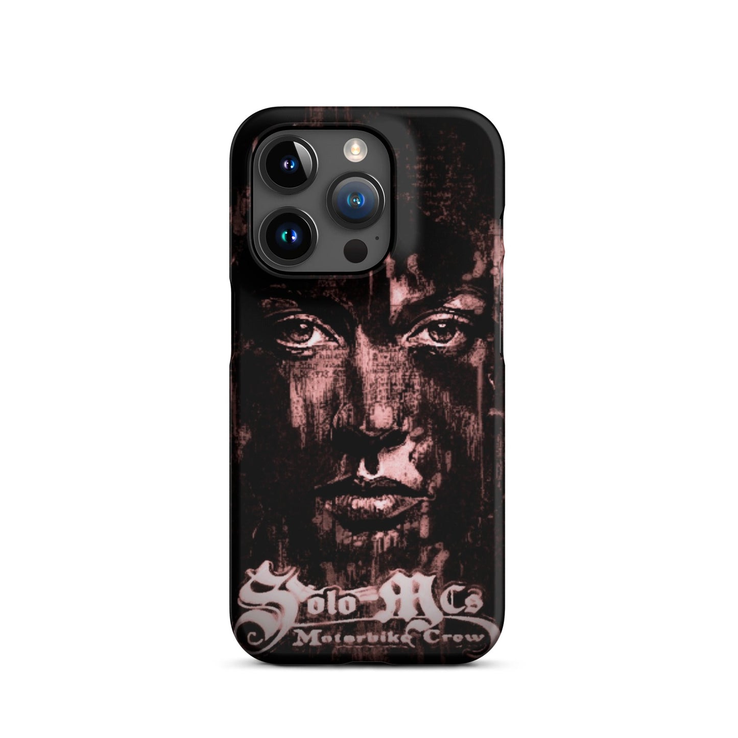 Look Snap case for iPhone® iPhone 15 Pro - str8 off the streets of Muthaphukkin Radford - Hip-Hop Biker Gear - exclusive designs by SoloMCs.com