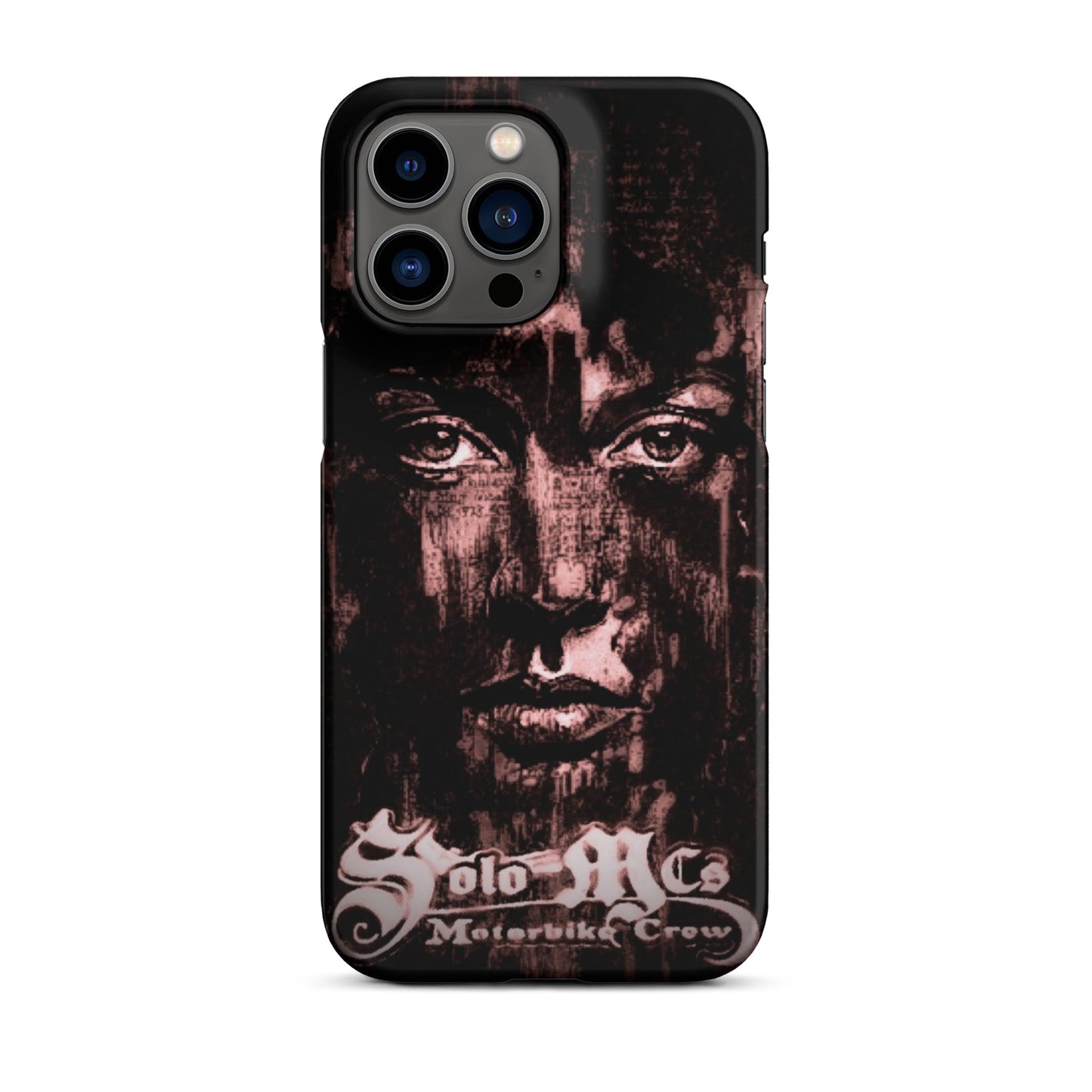 Look Snap case for iPhone® iPhone 14 Pro Max - str8 off the streets of Muthaphukkin Radford - Hip-Hop Biker Gear - exclusive designs by SoloMCs.com