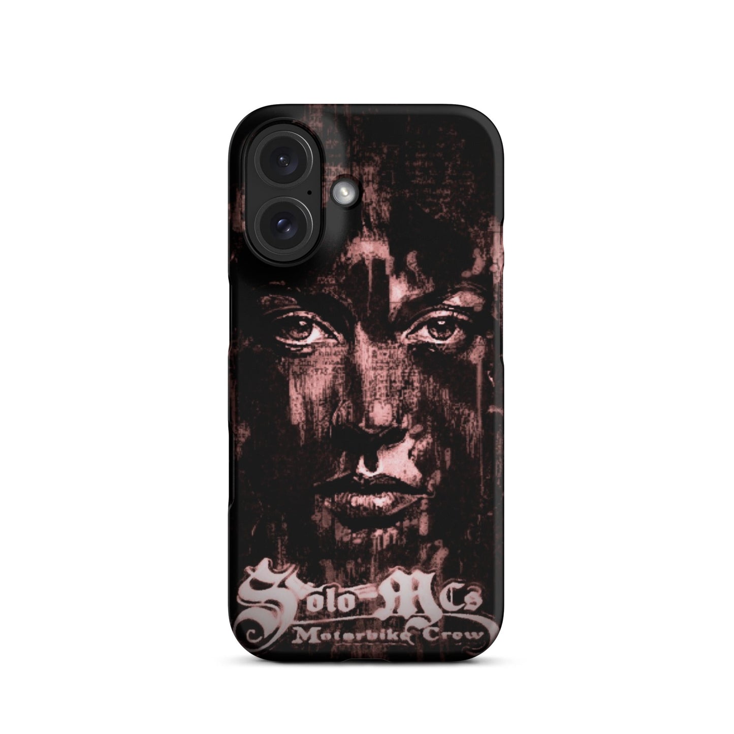 Look Snap case for iPhone® iPhone 16 - str8 off the streets of Muthaphukkin Radford - Hip-Hop Biker Gear - exclusive designs by SoloMCs.com