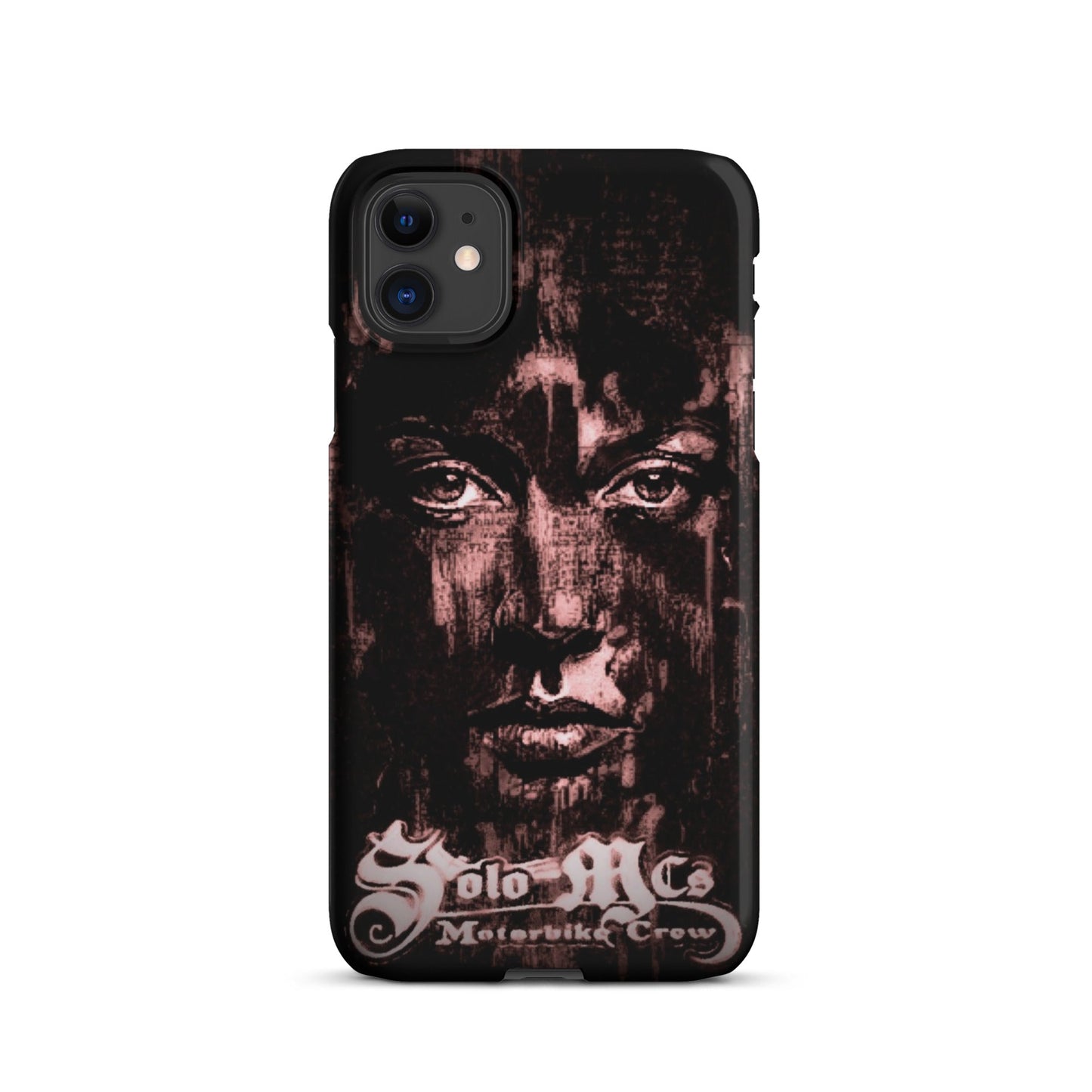Look Snap case for iPhone® iPhone 11 - str8 off the streets of Muthaphukkin Radford - Hip-Hop Biker Gear - exclusive designs by SoloMCs.com