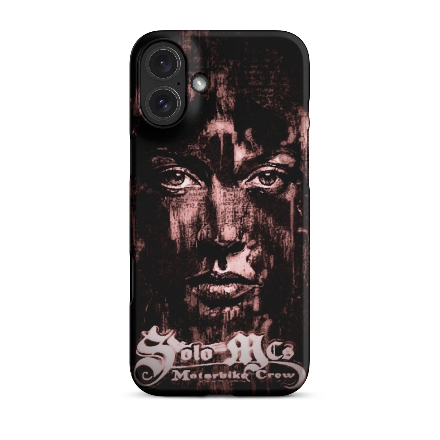 Look Snap case for iPhone® iPhone 16 Plus - str8 off the streets of Muthaphukkin Radford - Hip-Hop Biker Gear - exclusive designs by SoloMCs.com