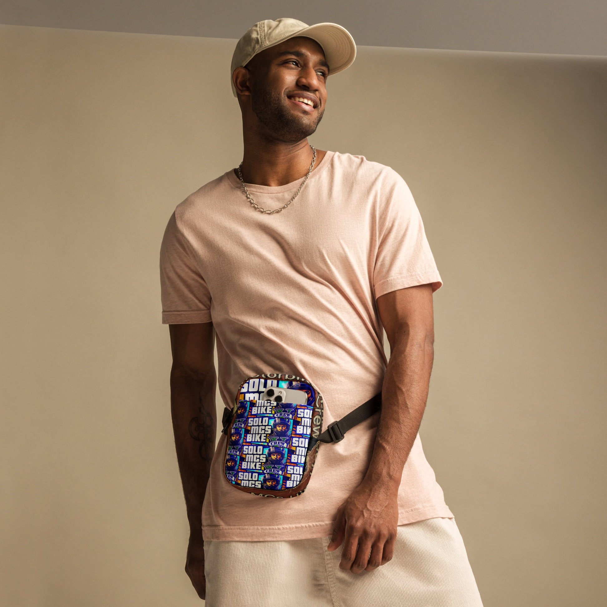 SM004 - Man Dem Man Bag - str8 off the streets of Muthaphukkin Radford - Hip-Hop Biker Gear - exclusive designs by SoloMCs.com