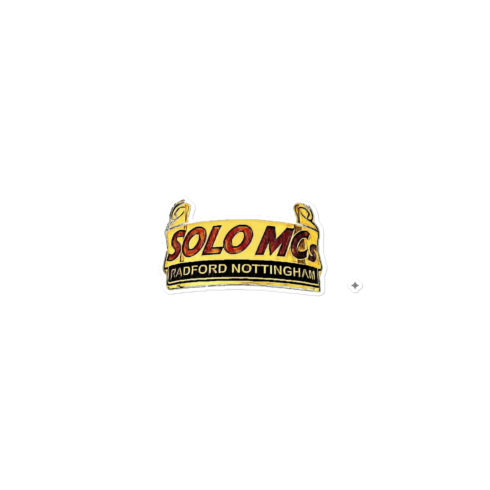 Motorbike stickers - Solo MCs Hip - Hop Motorbike Crew