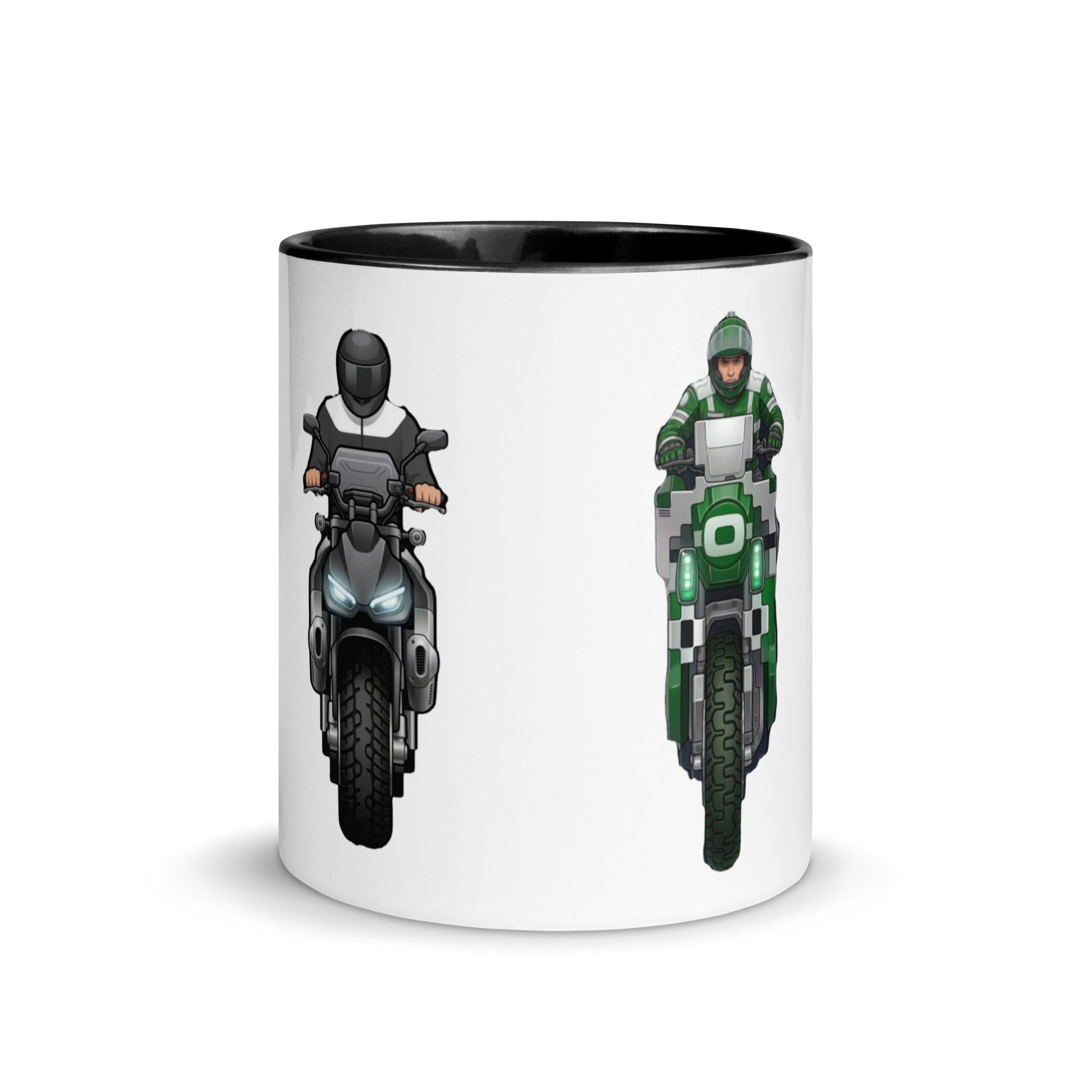 Mug with Color Inside - str8 off the streets of Muthaphukkin Radford - Hip-Hop Biker Gear - exclusive designs by SoloMCs.com