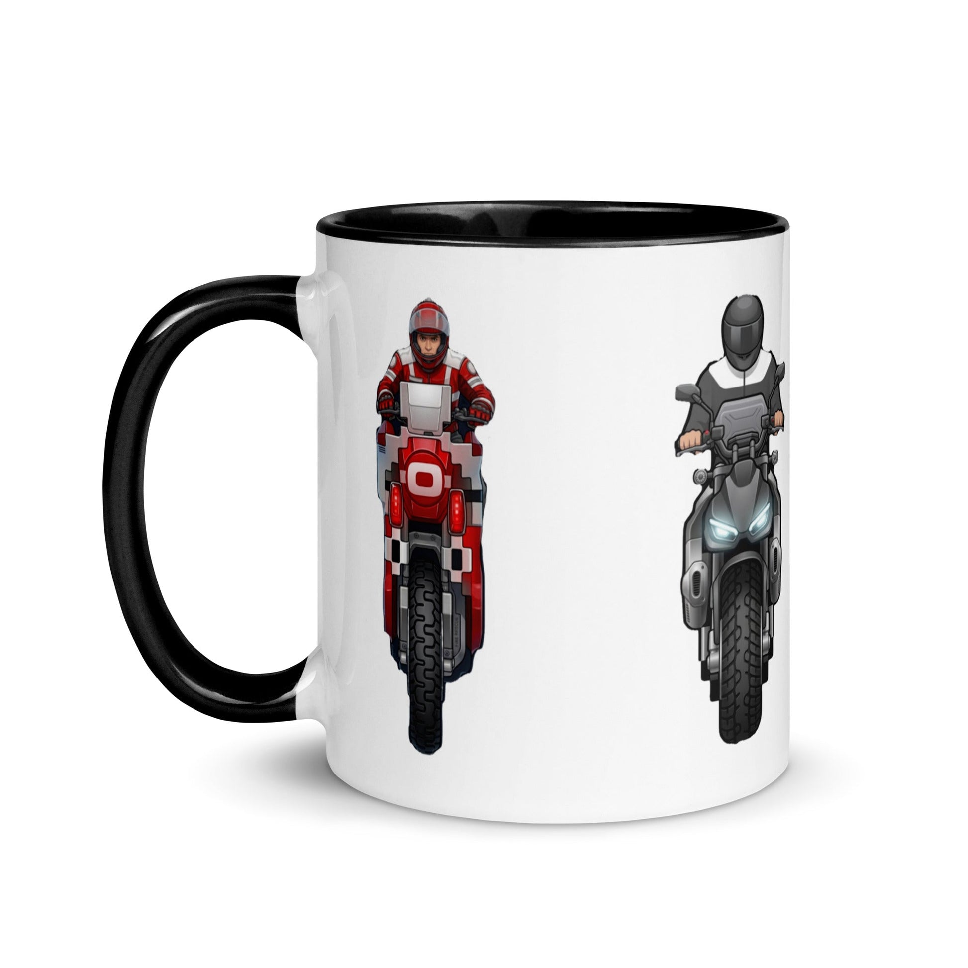 Mug with Color Inside - str8 off the streets of Muthaphukkin Radford - Hip-Hop Biker Gear - exclusive designs by SoloMCs.com