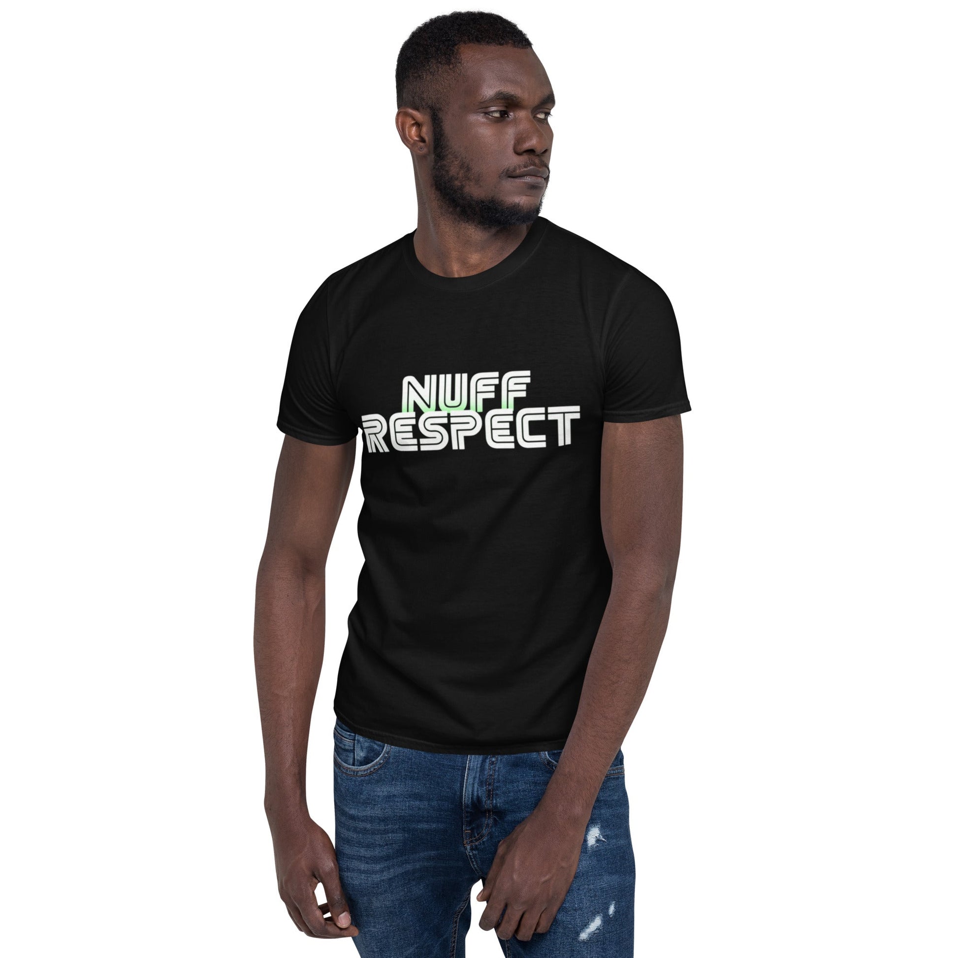 Nuff Respect T-Shirt Black - str8 off the streets of Muthaphukkin Radford - Hip-Hop Biker Gear - exclusive designs by SoloMCs.com