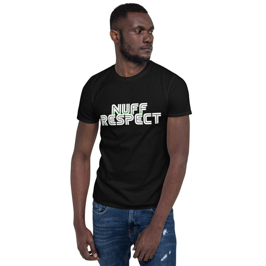 Nuff Respect T-Shirt Black - str8 off the streets of Muthaphukkin Radford - Hip-Hop Biker Gear - exclusive designs by SoloMCs.com