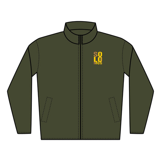 Quilted Jacket Townsend Green - str8 off the streets of Muthaphukkin Radford - Hip-Hop Biker Gear - exclusive designs by SoloMCs.com