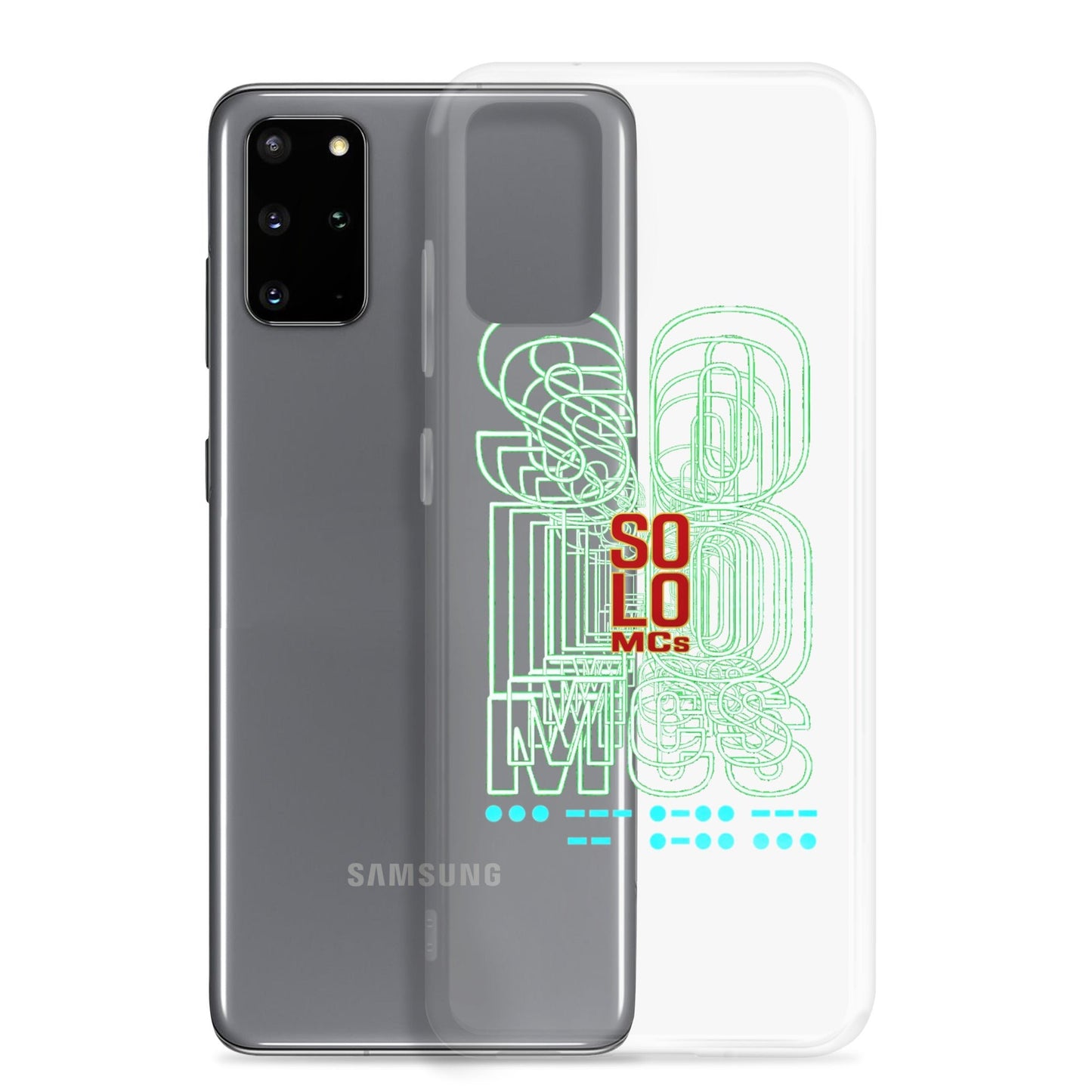 Samsung® Clear Case Samsung Galaxy S20 Plus - str8 off the streets of Muthaphukkin Radford - Hip-Hop Biker Gear - exclusive designs by SoloMCs.com
