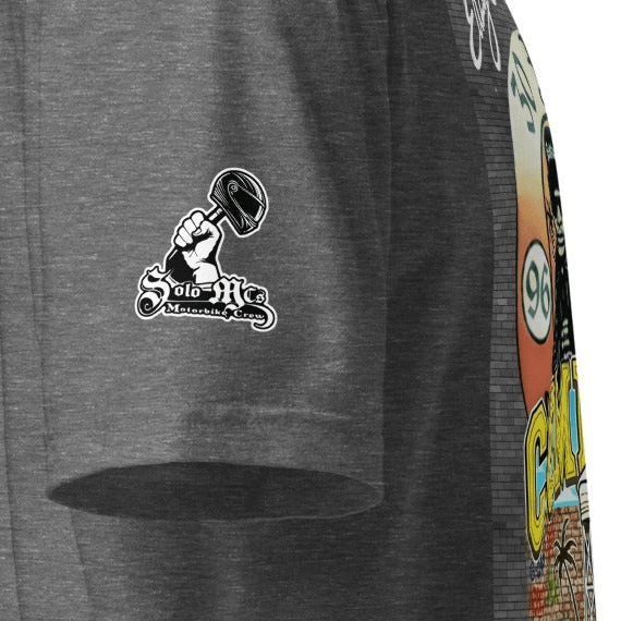 SM018 - Compton Godfather Mural T - str8 off the streets of Muthaphukkin Radford - Hip-Hop Biker Gear - exclusive designs by SoloMCs.com