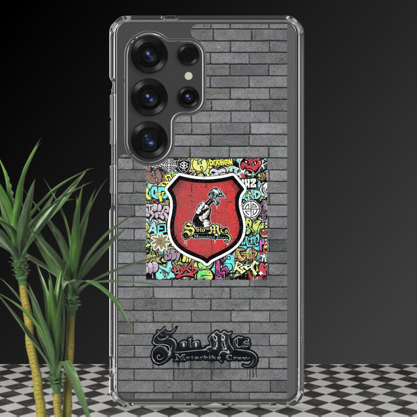 SM003 Samsung® phone case Samsung Galaxy S25 Ultra - str8 off the streets of Muthaphukkin Radford - Hip-Hop Biker Gear - exclusive designs by SoloMCs.com