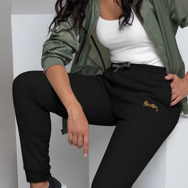 Solo MCs embroidered joggers - Solo MCs Hip - Hop Motorbike Crew