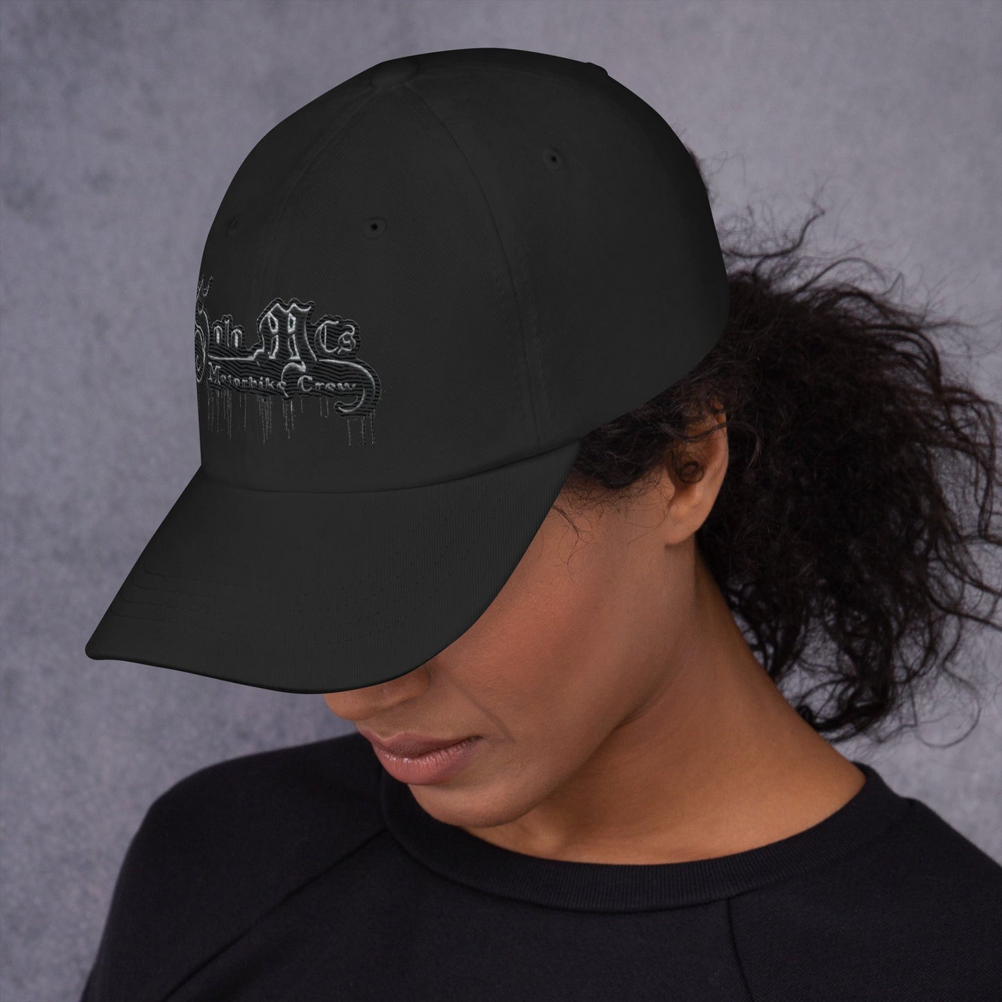 Solo MCs hat Embroidered gothic logo - Solo MCs Hip - Hop Motorbike Crew