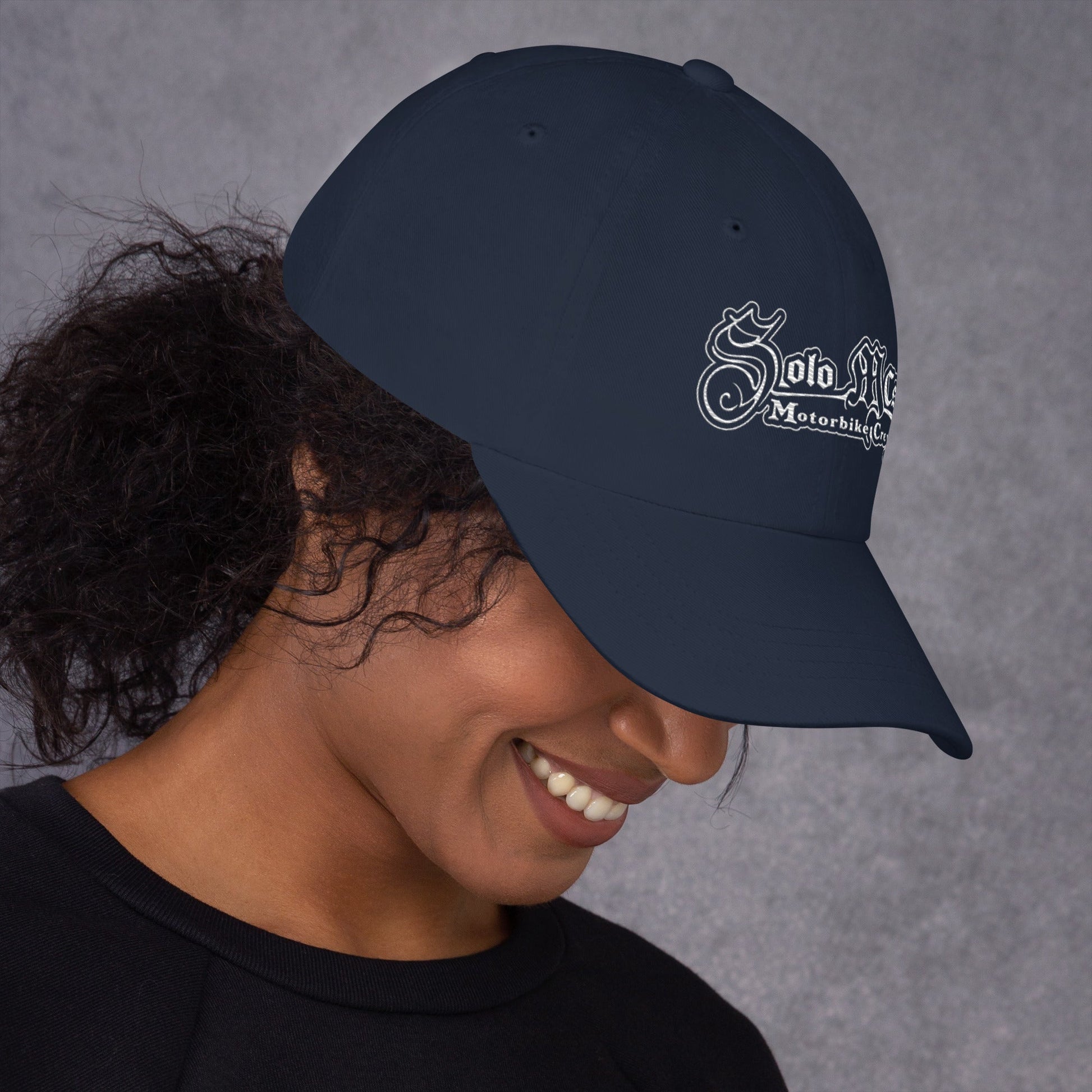 Solo MCs hat Embroidered gothic logo - Solo MCs Hip - Hop Motorbike Crew