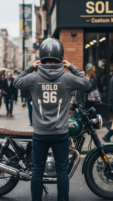 Solo MCs Team Radford 96 Hoodie - str8 off the streets of Muthaphukkin Radford - Hip-Hop Biker Gear - exclusive designs by SoloMCs.com