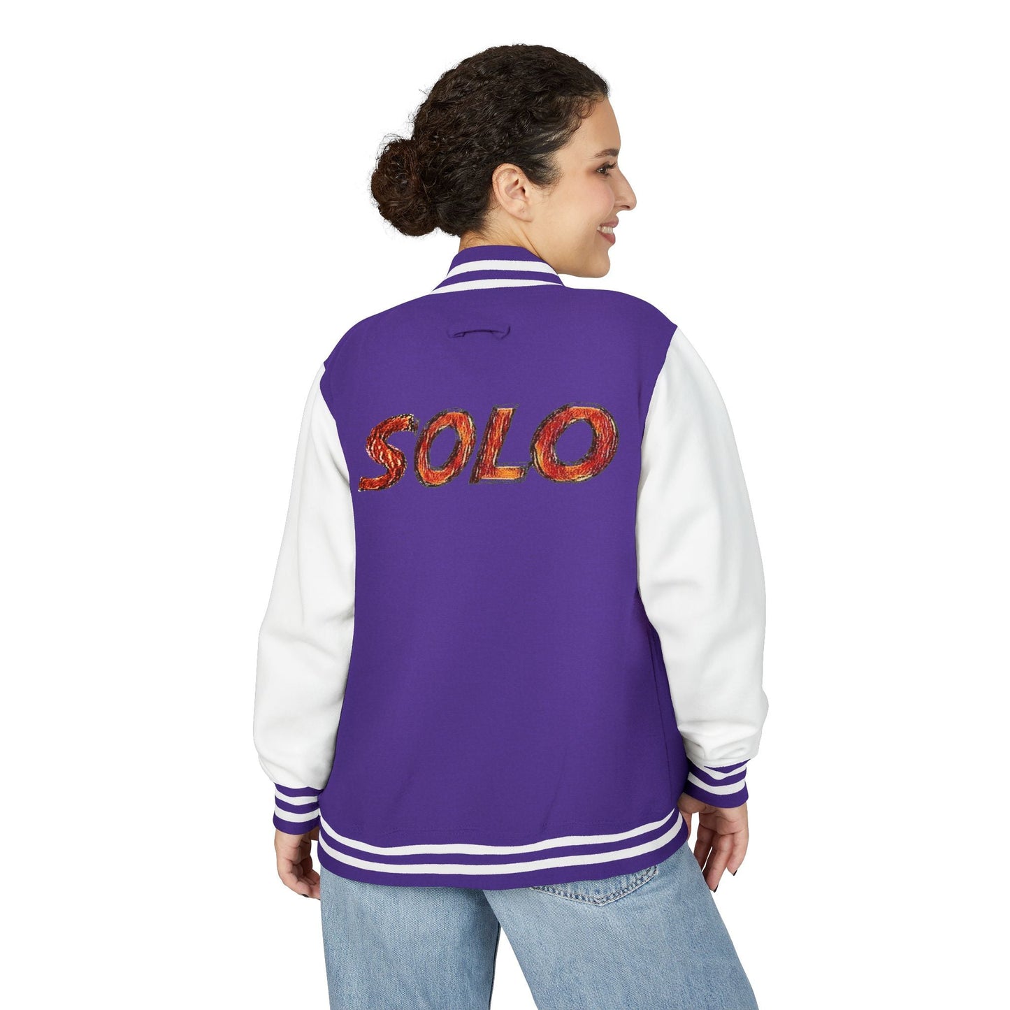 Solo MCs Varsity Jacket Unisex - str8 off the streets of Muthaphukkin Radford - Hip-Hop Biker Gear - exclusive designs by SoloMCs.com