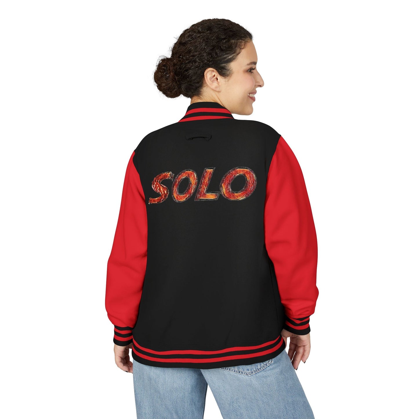 Solo MCs Varsity Jacket Unisex - str8 off the streets of Muthaphukkin Radford - Hip-Hop Biker Gear - exclusive designs by SoloMCs.com