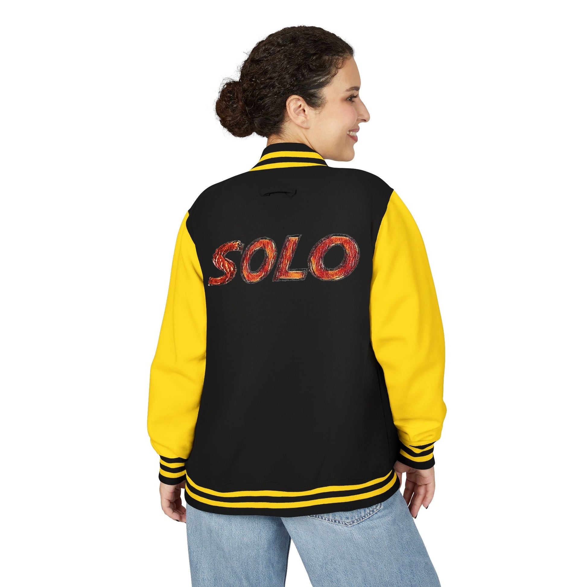 Solo MCs Varsity Jacket Unisex - str8 off the streets of Muthaphukkin Radford - Hip-Hop Biker Gear - exclusive designs by SoloMCs.com