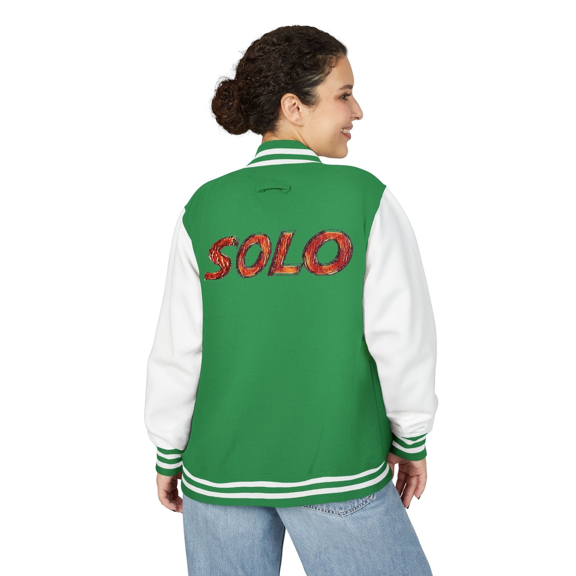 Solo MCs Varsity Jacket Unisex - str8 off the streets of Muthaphukkin Radford - Hip-Hop Biker Gear - exclusive designs by SoloMCs.com