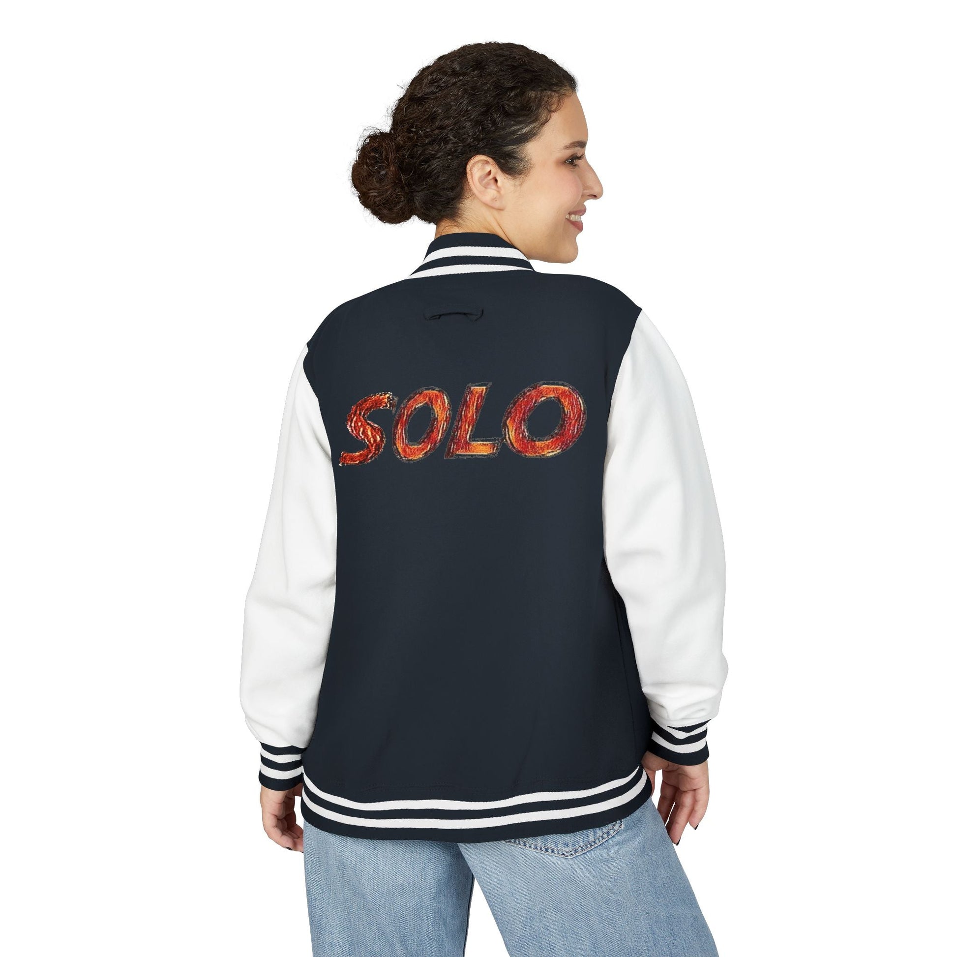 Solo MCs Varsity Jacket Unisex - str8 off the streets of Muthaphukkin Radford - Hip-Hop Biker Gear - exclusive designs by SoloMCs.com