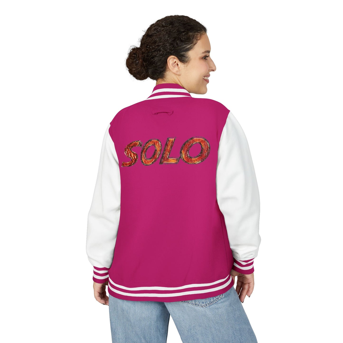 Solo MCs Varsity Jacket Unisex - str8 off the streets of Muthaphukkin Radford - Hip-Hop Biker Gear - exclusive designs by SoloMCs.com