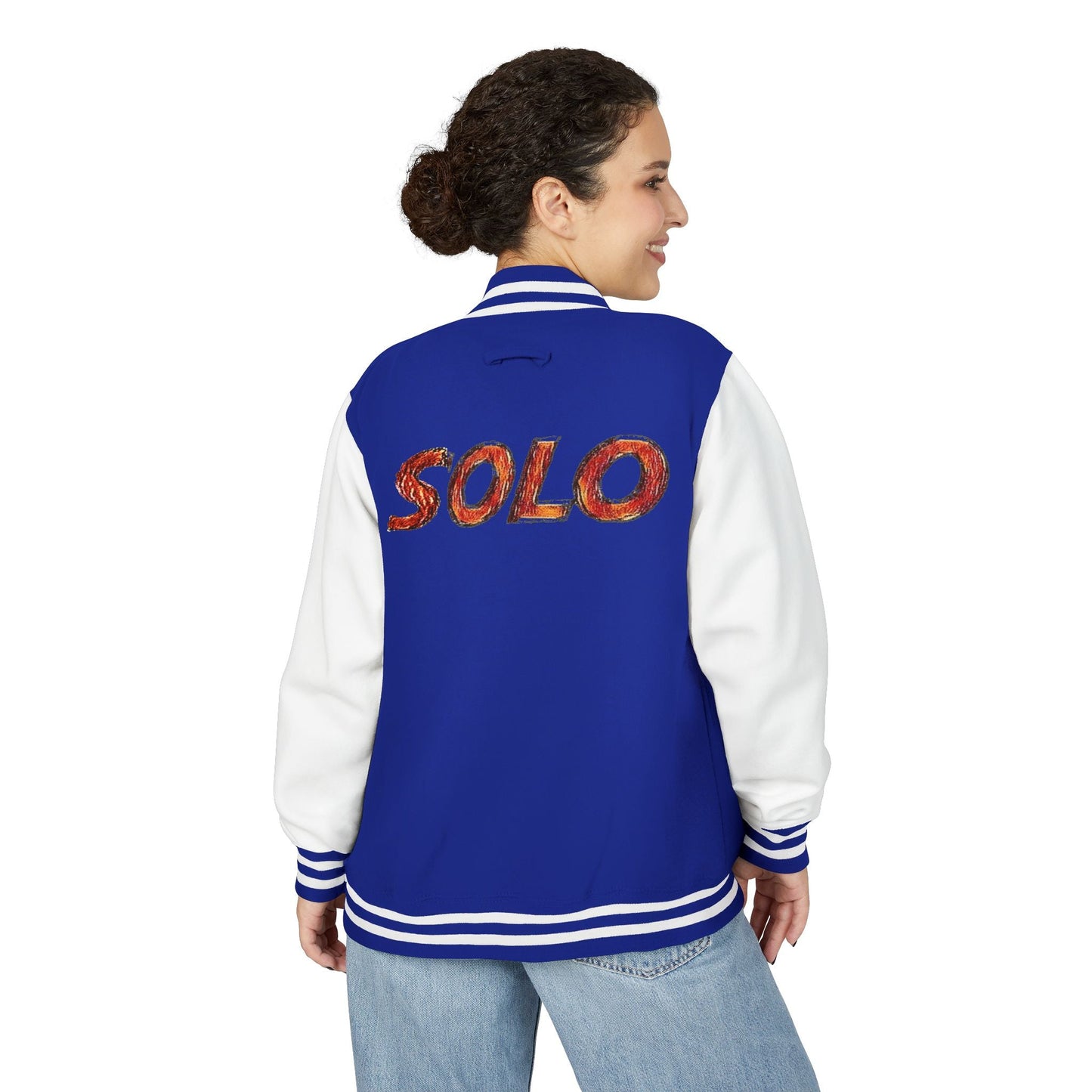 Solo MCs Varsity Jacket Unisex - str8 off the streets of Muthaphukkin Radford - Hip-Hop Biker Gear - exclusive designs by SoloMCs.com