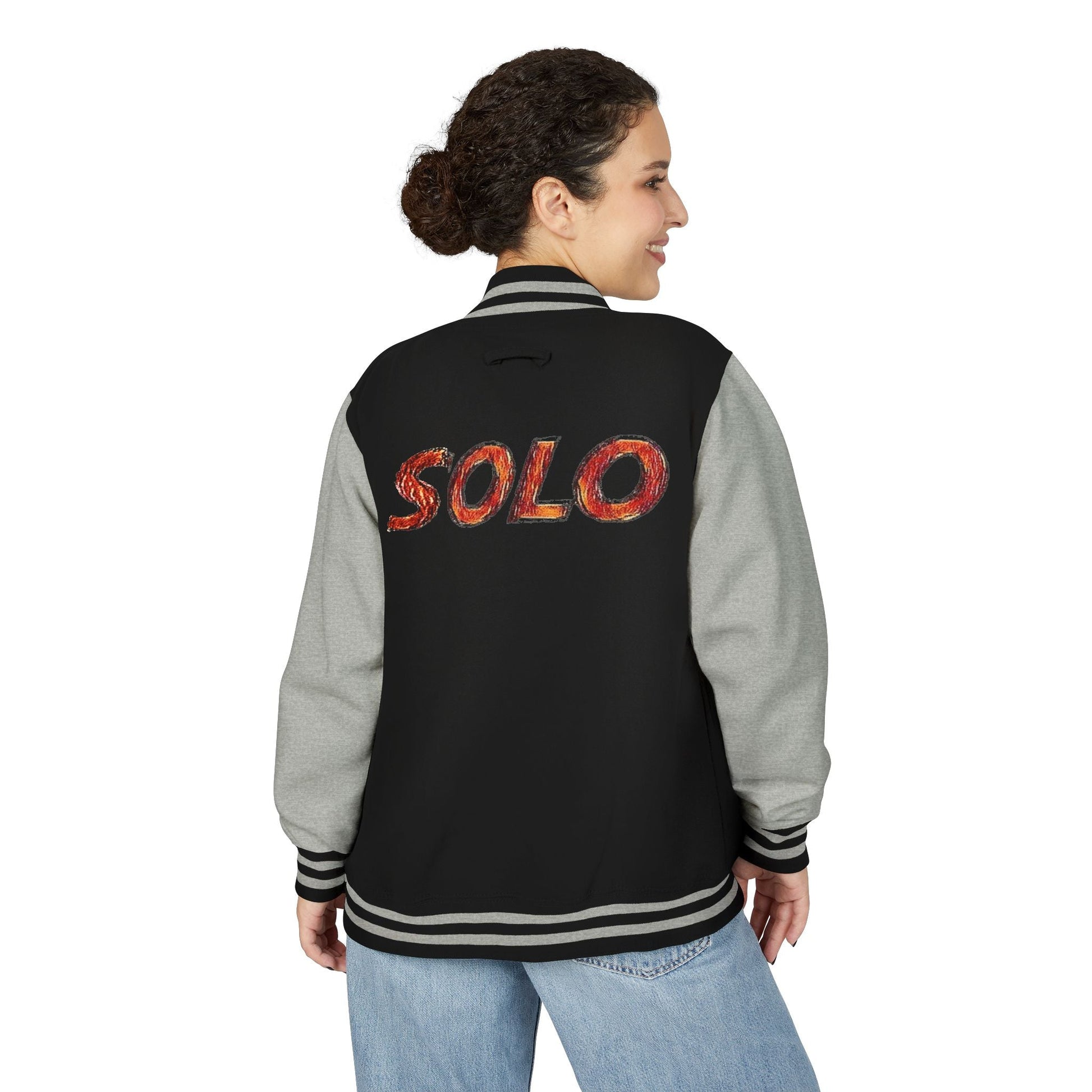 Solo MCs Varsity Jacket Unisex - str8 off the streets of Muthaphukkin Radford - Hip-Hop Biker Gear - exclusive designs by SoloMCs.com