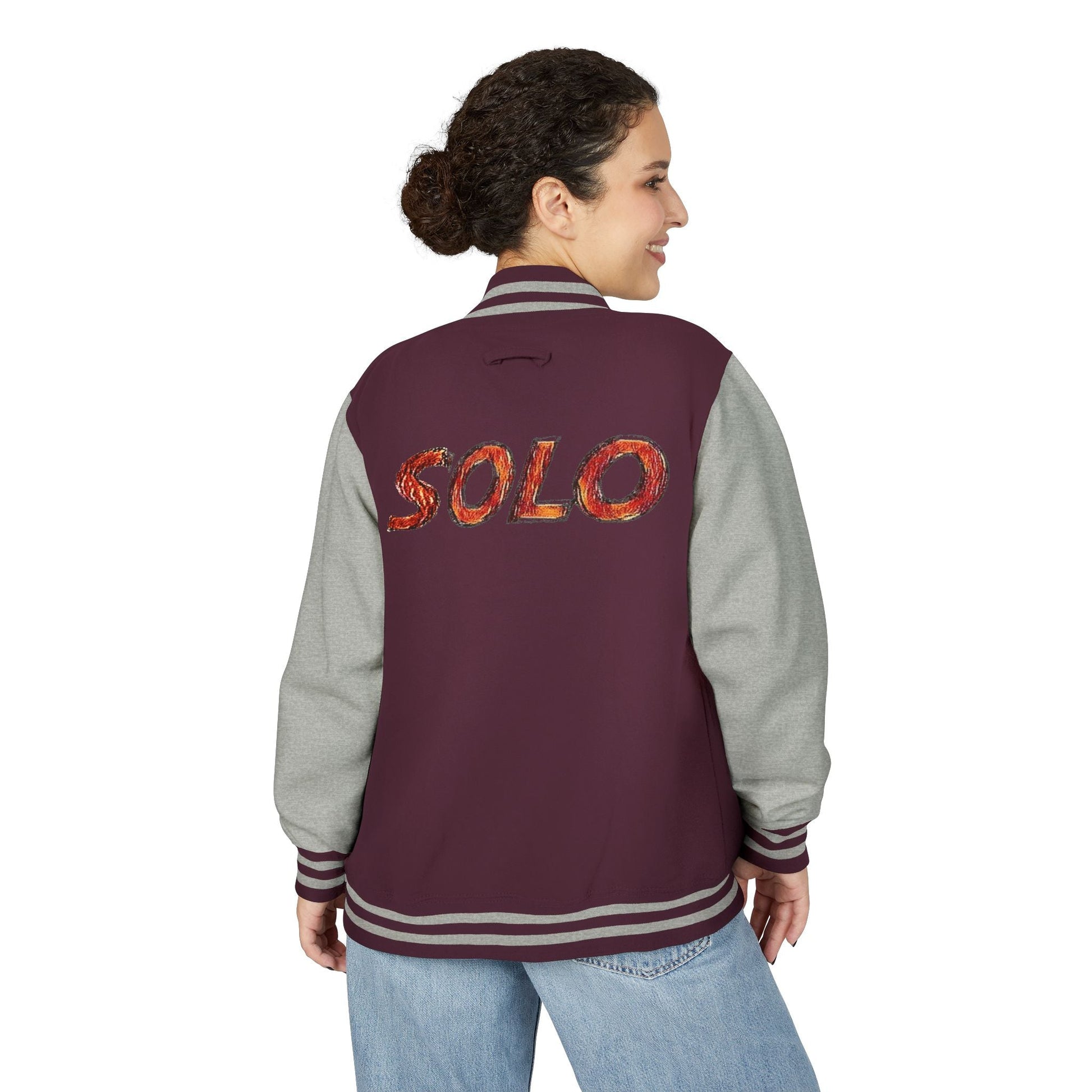 Solo MCs Varsity Jacket Unisex - str8 off the streets of Muthaphukkin Radford - Hip-Hop Biker Gear - exclusive designs by SoloMCs.com
