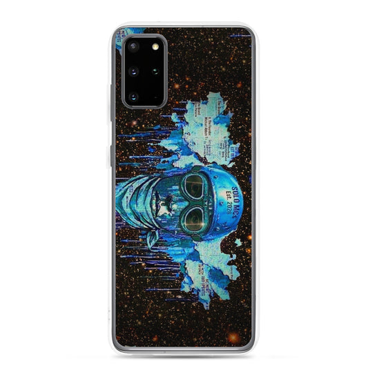 Spaced Out Clear Case - Samsung® Samsung Galaxy S20 Plus - str8 off the streets of Muthaphukkin Radford - Hip-Hop Biker Gear - exclusive designs by SoloMCs.com