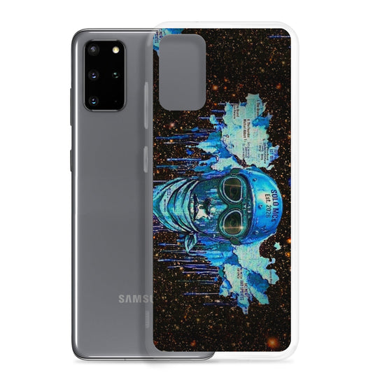 Spaced Out Clear Case - Samsung® - str8 off the streets of Muthaphukkin Radford - Hip-Hop Biker Gear - exclusive designs by SoloMCs.com