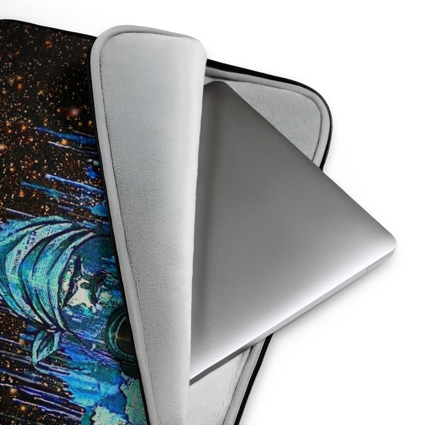 Spaced Out Laptop Case - str8 off the streets of Muthaphukkin Radford - Hip-Hop Biker Gear - exclusive designs by SoloMCs.com