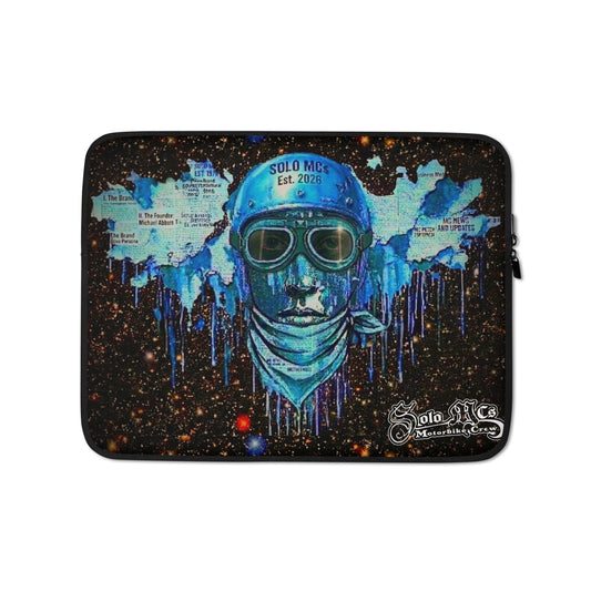 Spaced Out Laptop Case 13″ - str8 off the streets of Muthaphukkin Radford - Hip-Hop Biker Gear - exclusive designs by SoloMCs.com