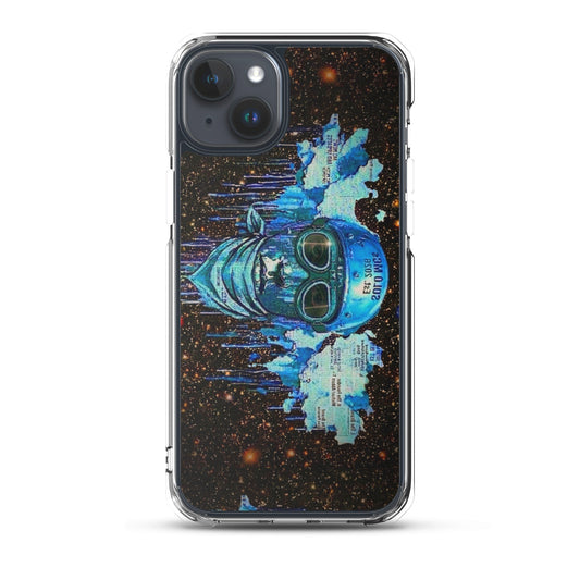 Spaced Out MagSafe® case - iPhone® iPhone 15 Plus - str8 off the streets of Muthaphukkin Radford - Hip-Hop Biker Gear - exclusive designs by SoloMCs.com
