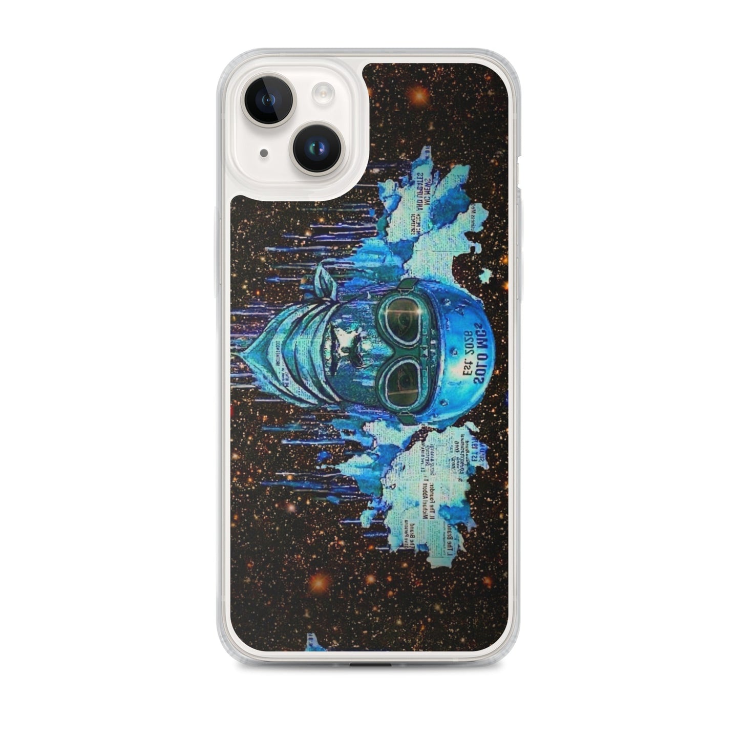 Spaced Out MagSafe® case - iPhone® iPhone 14 Plus - str8 off the streets of Muthaphukkin Radford - Hip-Hop Biker Gear - exclusive designs by SoloMCs.com