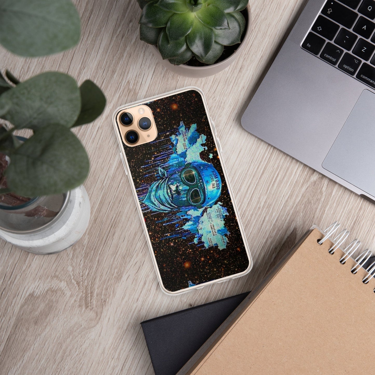 Spaced Out Phone Case - iPhone®️ - str8 off the streets of Muthaphukkin Radford - Hip-Hop Biker Gear - exclusive designs by SoloMCs.com