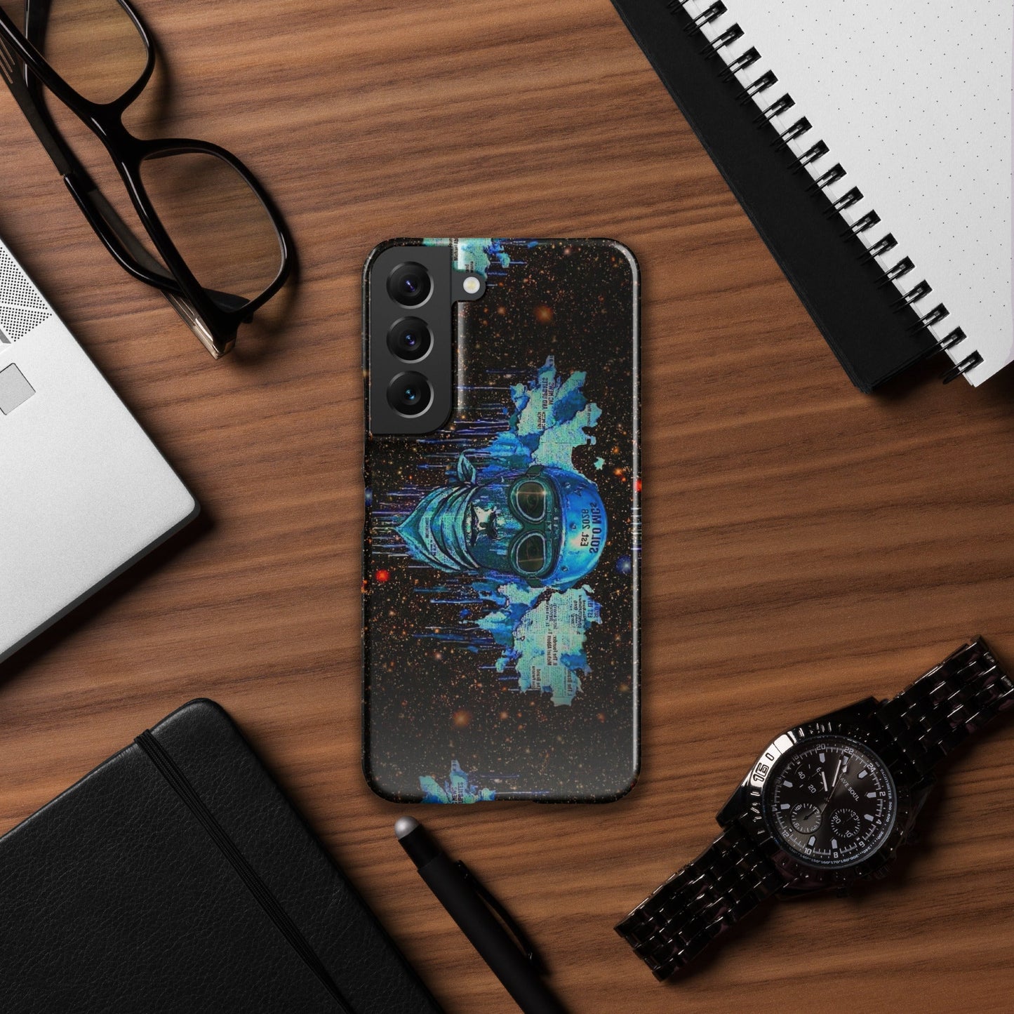 Spaced Out Snap case - Samsung® Samsung Galaxy S22 - str8 off the streets of Muthaphukkin Radford - Hip-Hop Biker Gear - exclusive designs by SoloMCs.com