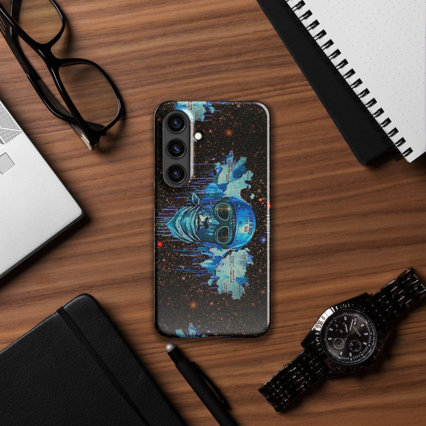 Spaced Out Snap case - Samsung® Samsung Galaxy S24 - str8 off the streets of Muthaphukkin Radford - Hip-Hop Biker Gear - exclusive designs by SoloMCs.com
