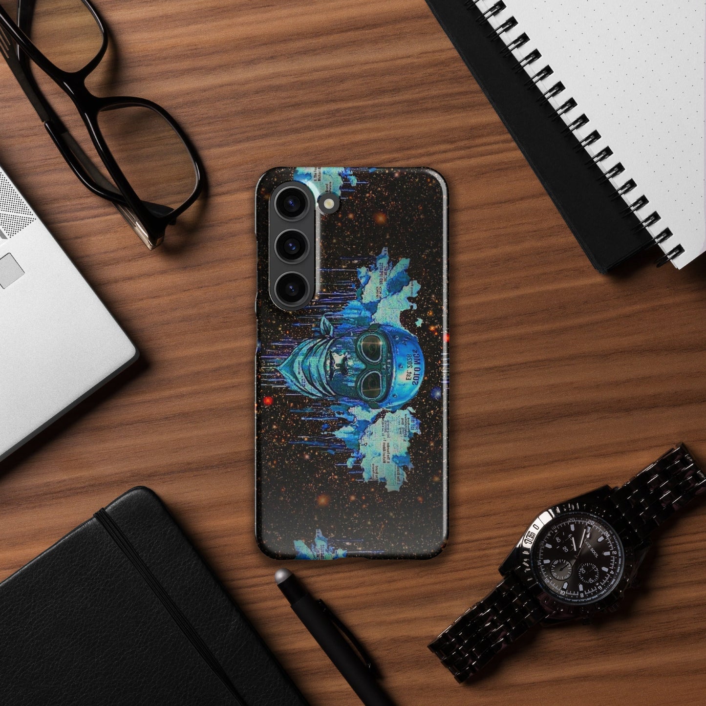 Spaced Out Snap case - Samsung® Samsung Galaxy S23 - str8 off the streets of Muthaphukkin Radford - Hip-Hop Biker Gear - exclusive designs by SoloMCs.com