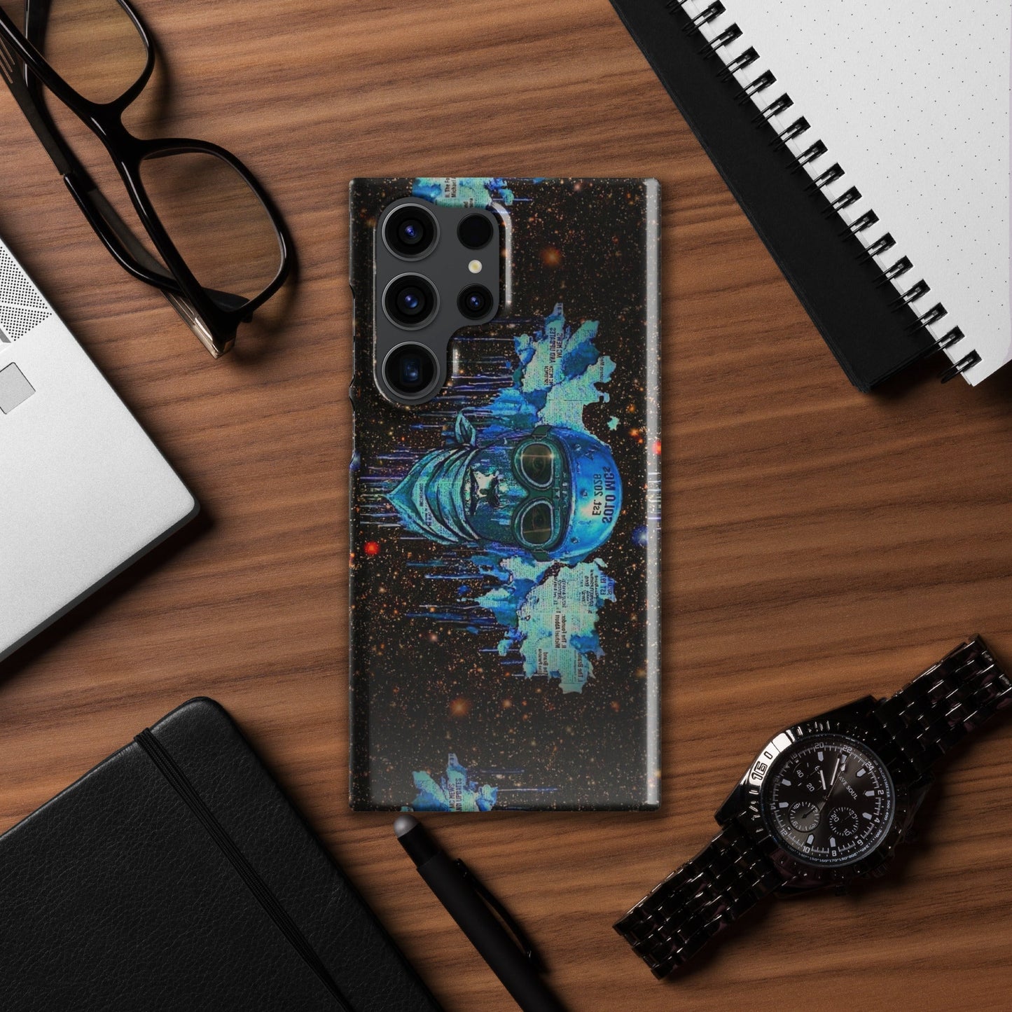 Spaced Out Snap case - Samsung® Samsung Galaxy S23 Ultra - str8 off the streets of Muthaphukkin Radford - Hip-Hop Biker Gear - exclusive designs by SoloMCs.com