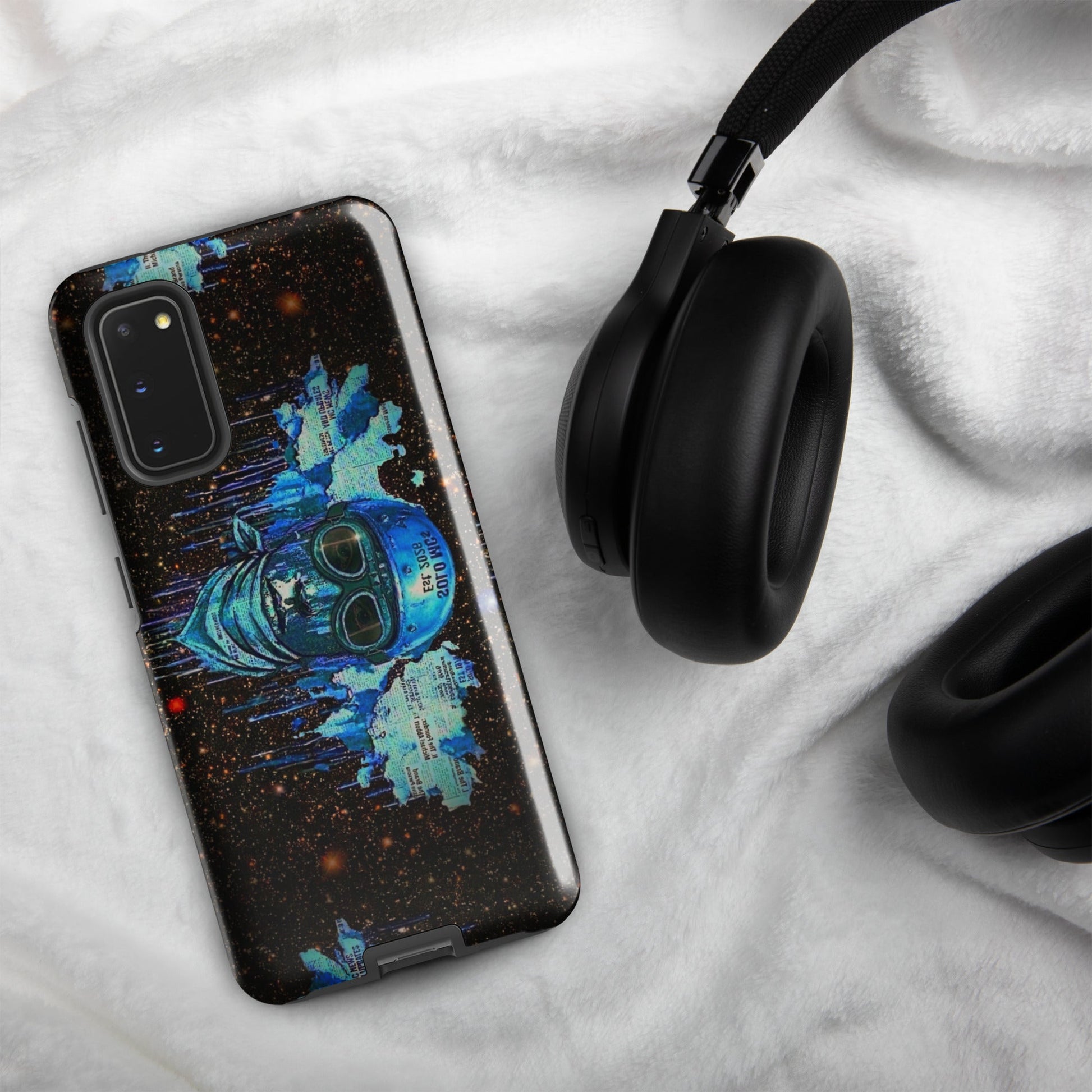 Spaced Out Tough Case for Samsung® Samsung Galaxy S20 - str8 off the streets of Muthaphukkin Radford - Hip-Hop Biker Gear - exclusive designs by SoloMCs.com