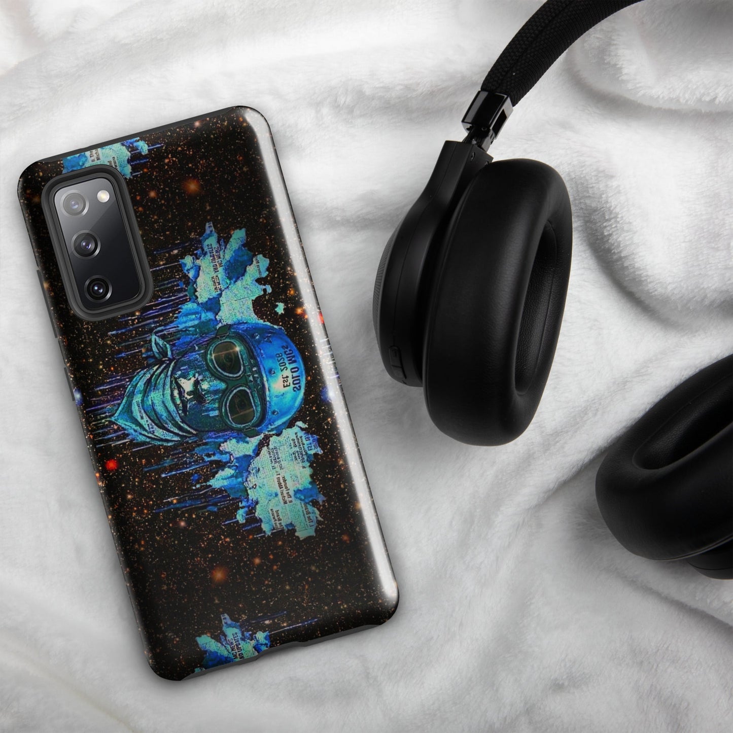Spaced Out Tough Case for Samsung® Samsung Galaxy S20 FE - str8 off the streets of Muthaphukkin Radford - Hip-Hop Biker Gear - exclusive designs by SoloMCs.com