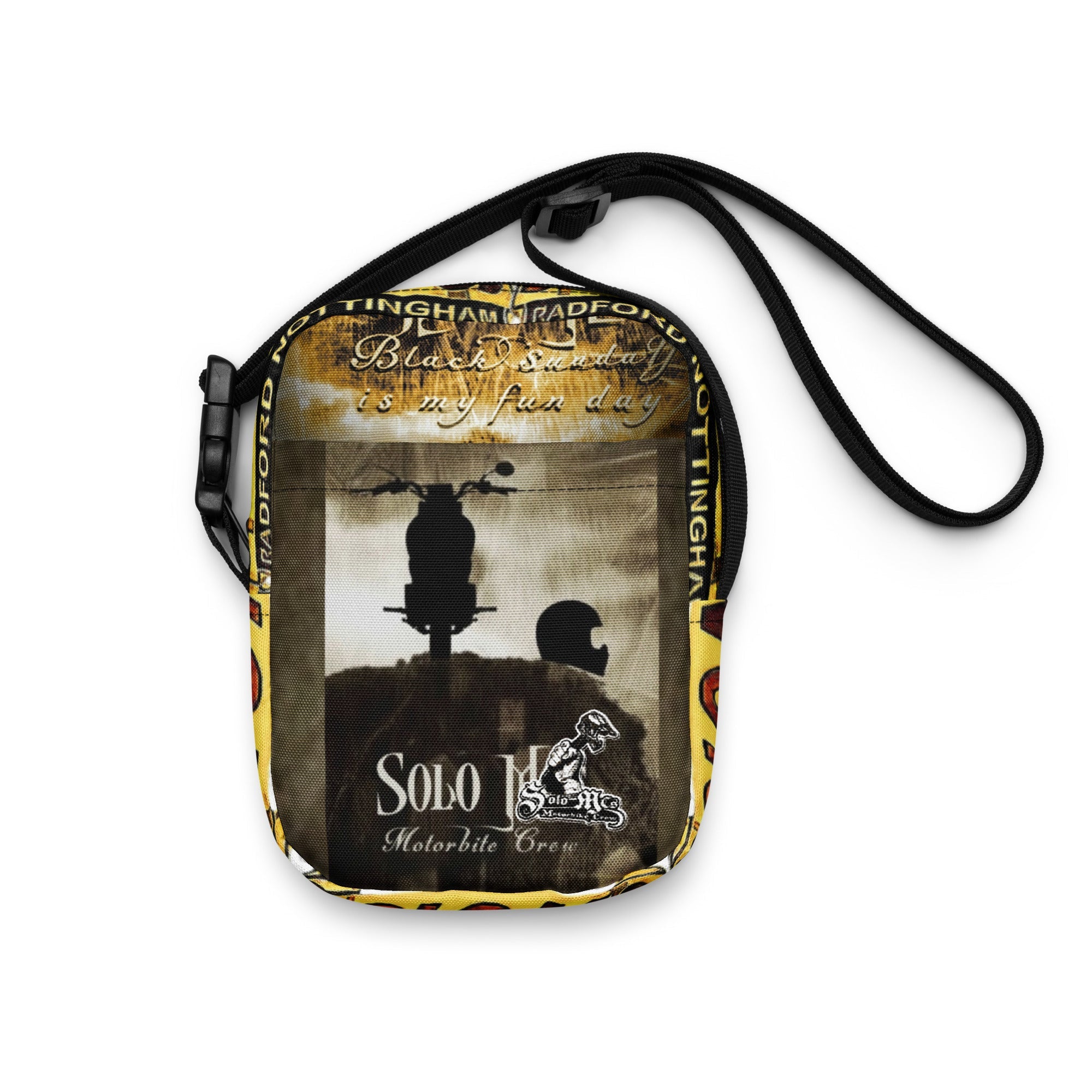 Sunday is my FUN Day - Cypress Hill themed Crossbody Bag - Solo MCs Hip - Hop Motorbike Crew