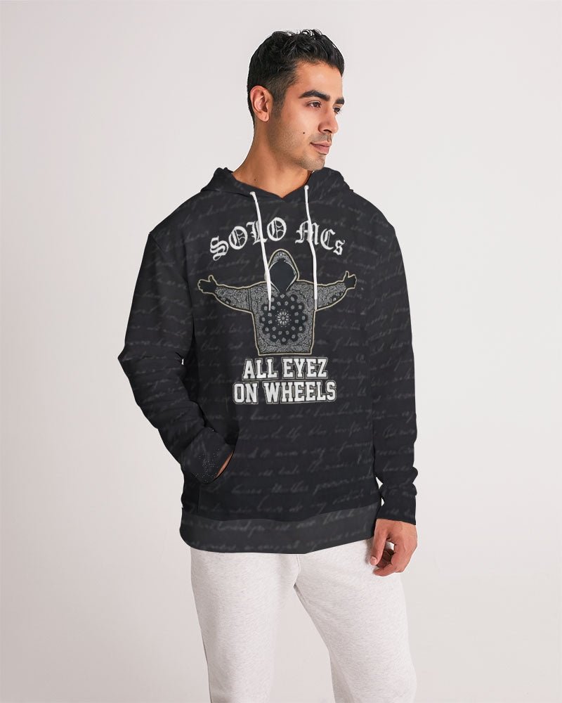 SM309 - All Eyez Hoodie Black - str8 off the streets of Muthaphukkin Radford - Hip-Hop Biker Gear - exclusive designs by SoloMCs.com