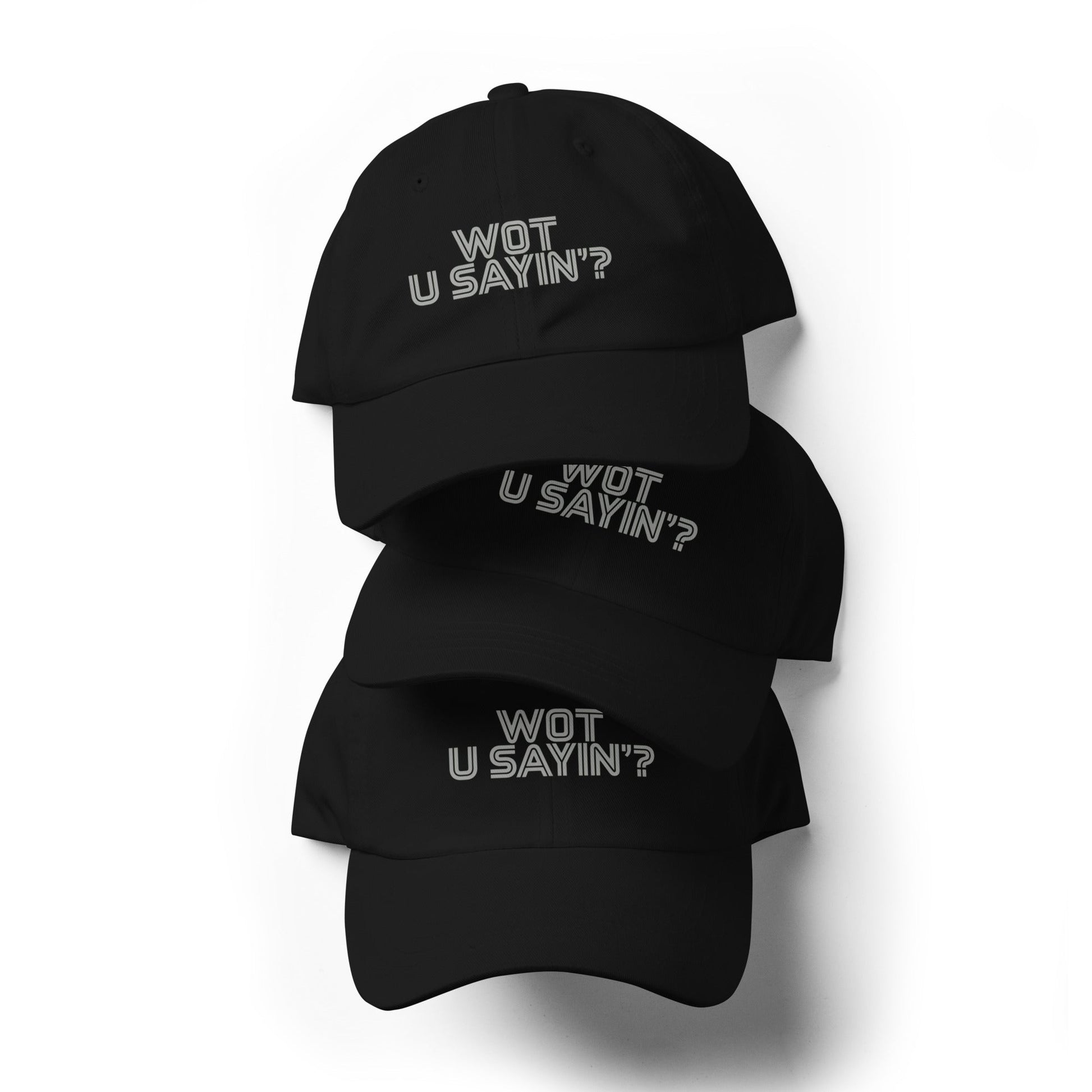 Wot you sayin'? Baseball Cap - str8 off the streets of Muthaphukkin Radford - Hip-Hop Biker Gear - exclusive designs by SoloMCs.com