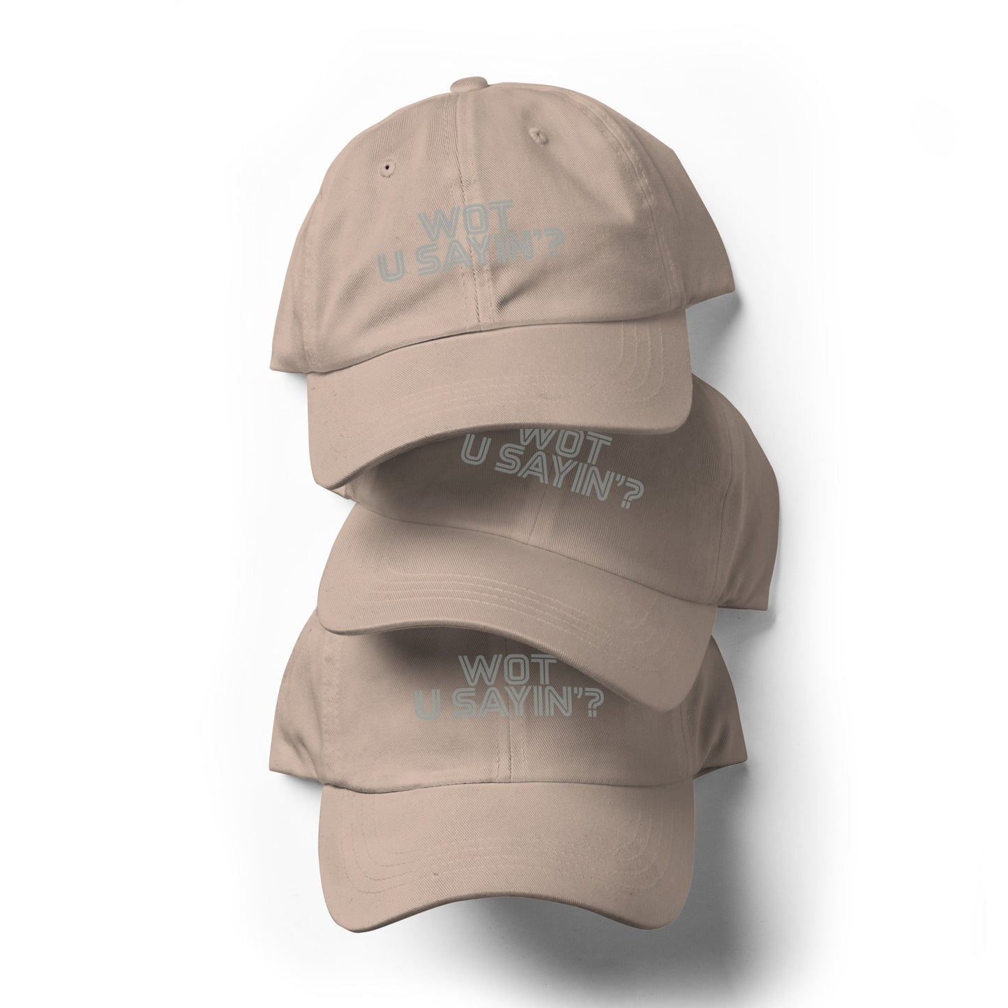 Wot you sayin'? Baseball Cap - str8 off the streets of Muthaphukkin Radford - Hip-Hop Biker Gear - exclusive designs by SoloMCs.com